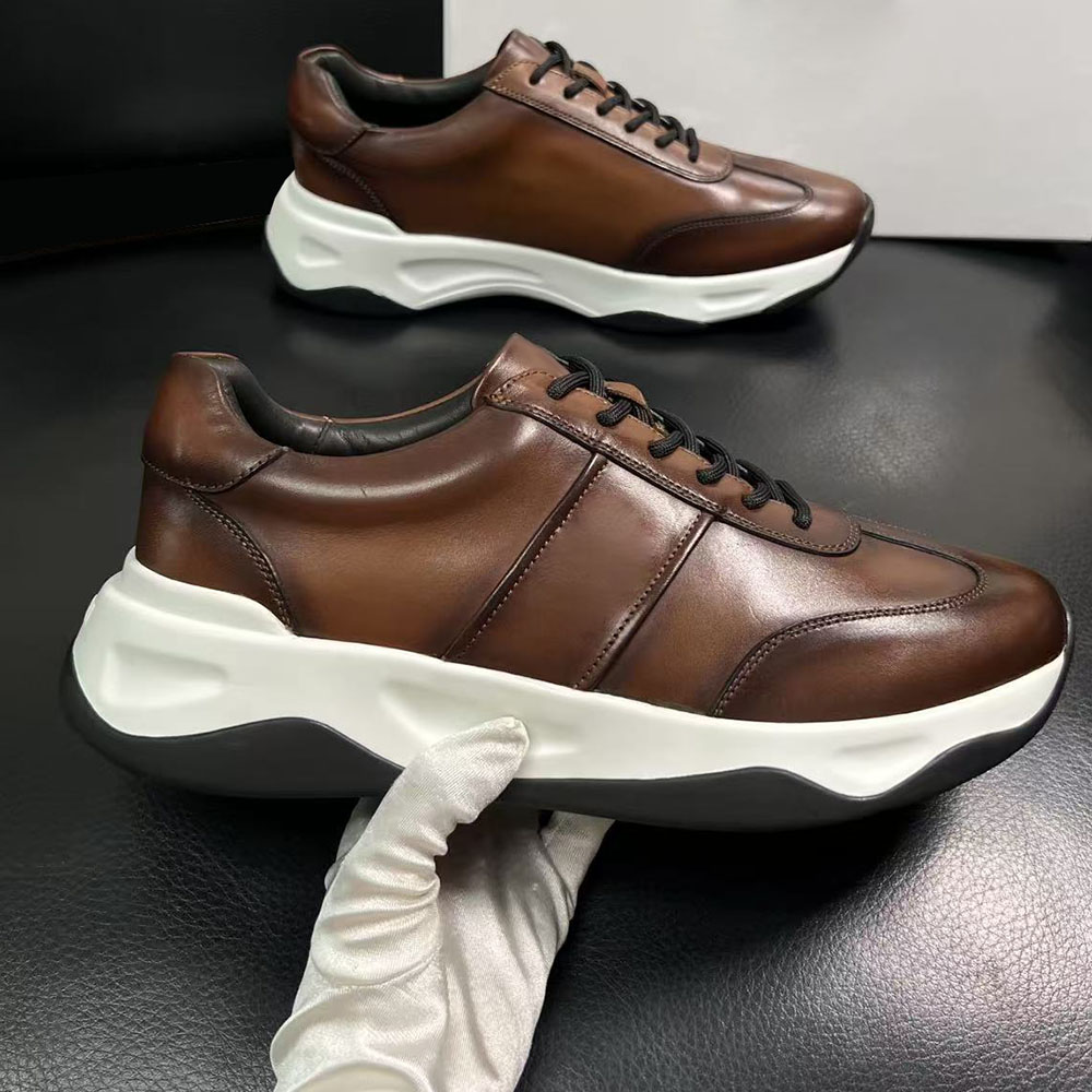 Leather Shoe Polish - 2026 최고급 새 남성용 빈티지 브라운