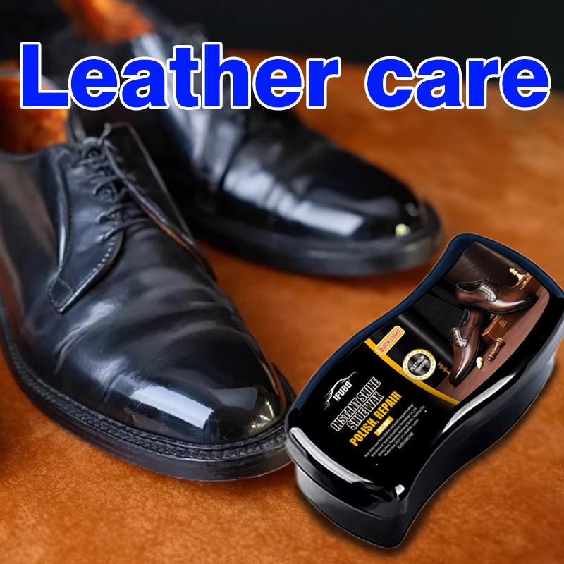 Leather Shoe Polish - 이푸보 인스턴트 샤인 슈즈 왁스 스펀지,