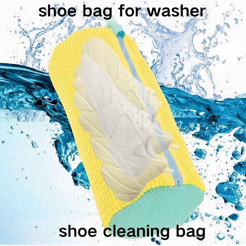 세탁망 신발 세탁기용 가방 - 지퍼형 세탁망, 내부에  - Shoe Cleaning Brush 리뷰 및 가격
