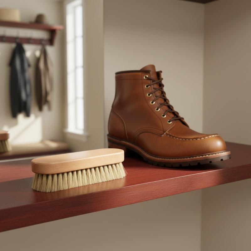 1PC 나무 신발 브러쉬 말털 가죽 신발을 위한 부드러 - Shoe Cleaning Brush 리뷰 및 가격