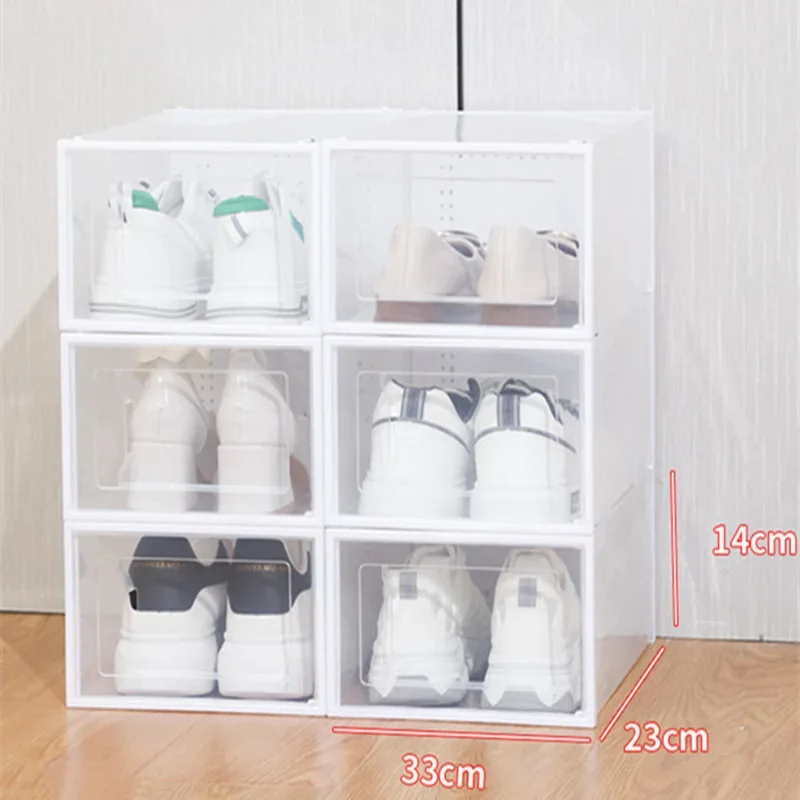 접이식 투명 플라스틱 수납함, 플립 커버 서랍, 두꺼운 - Sneaker Box 리뷰 및 가격